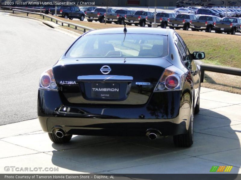 Super Black / Charcoal 2009 Nissan Altima Hybrid