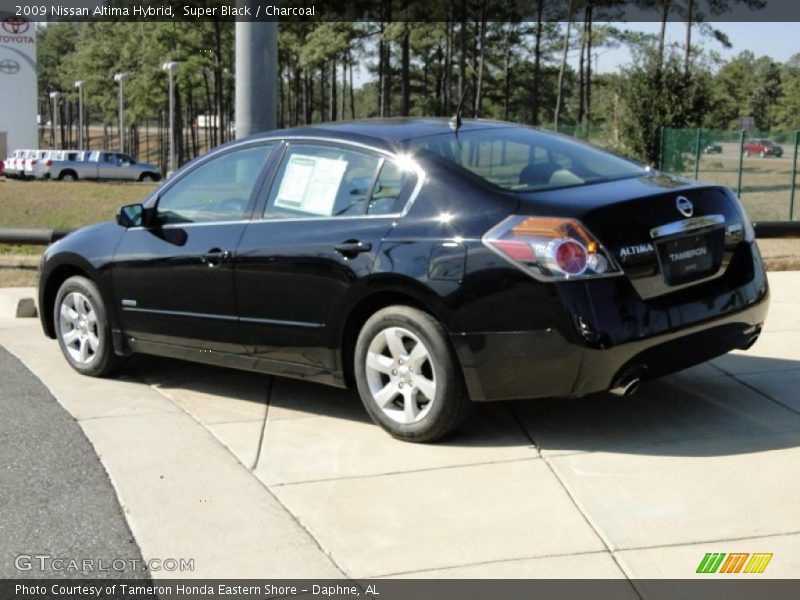 Super Black / Charcoal 2009 Nissan Altima Hybrid