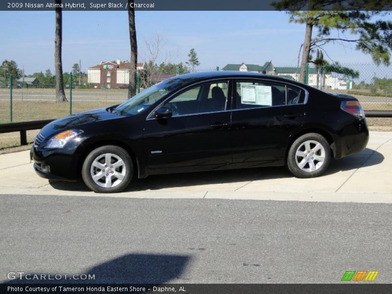 Super Black / Charcoal 2009 Nissan Altima Hybrid