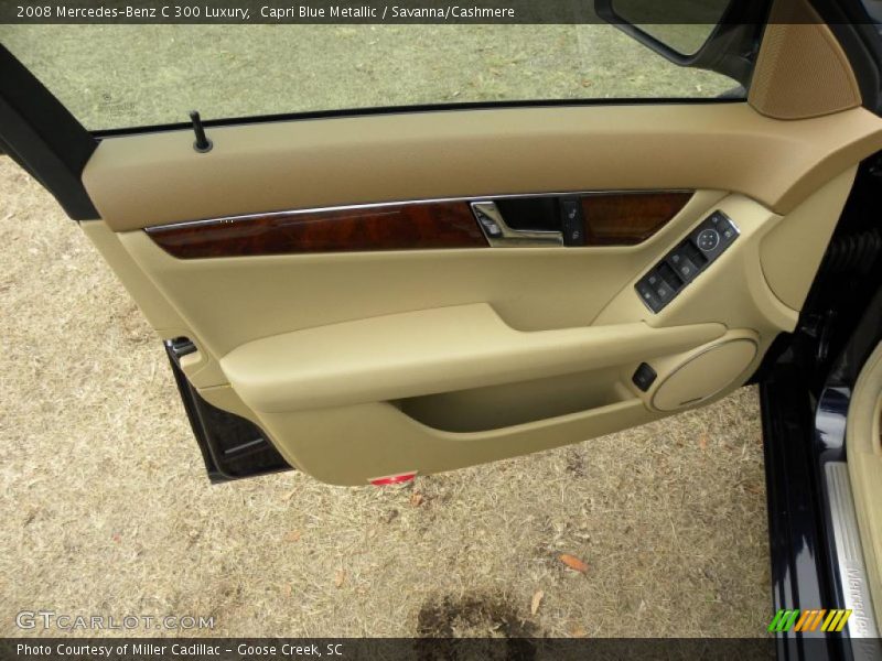 Capri Blue Metallic / Savanna/Cashmere 2008 Mercedes-Benz C 300 Luxury