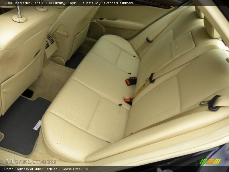 Capri Blue Metallic / Savanna/Cashmere 2008 Mercedes-Benz C 300 Luxury