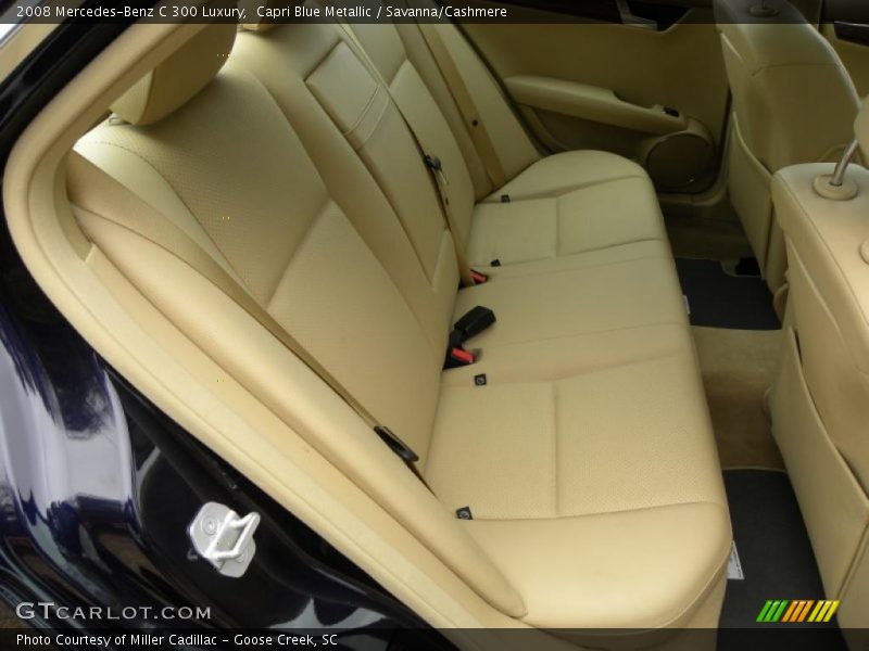 Capri Blue Metallic / Savanna/Cashmere 2008 Mercedes-Benz C 300 Luxury