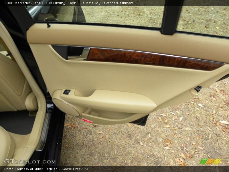 Capri Blue Metallic / Savanna/Cashmere 2008 Mercedes-Benz C 300 Luxury