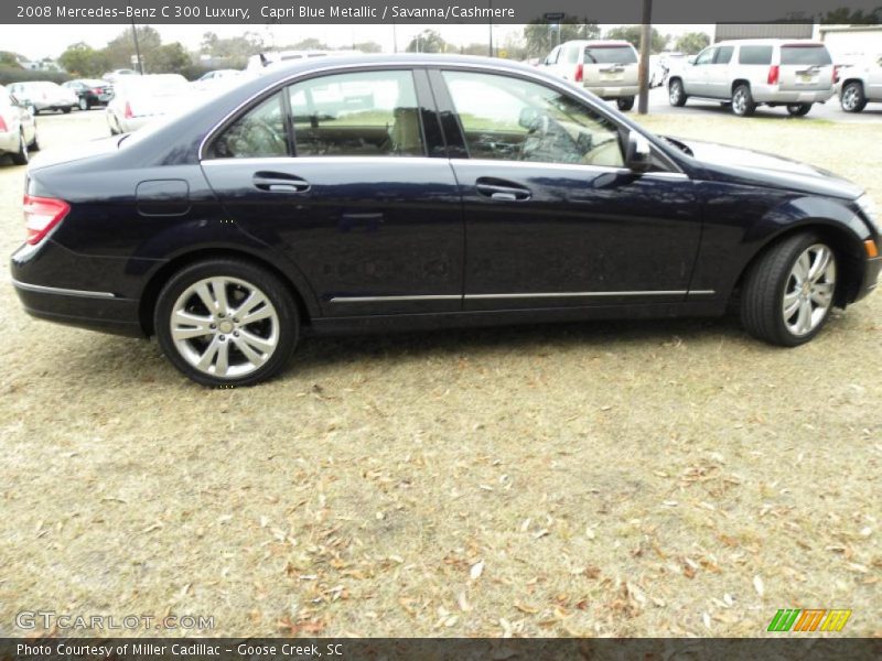 Capri Blue Metallic / Savanna/Cashmere 2008 Mercedes-Benz C 300 Luxury