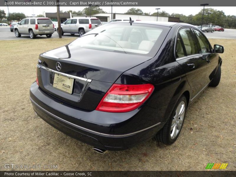 Capri Blue Metallic / Savanna/Cashmere 2008 Mercedes-Benz C 300 Luxury