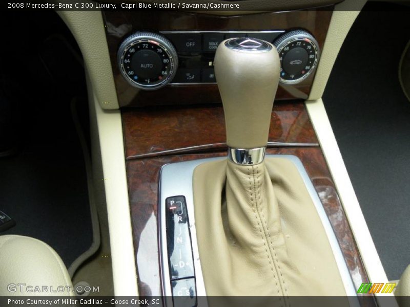 Capri Blue Metallic / Savanna/Cashmere 2008 Mercedes-Benz C 300 Luxury
