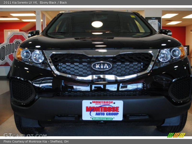 Ebony Black / Black 2011 Kia Sorento LX V6