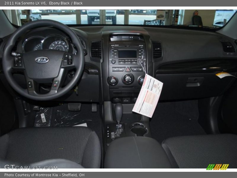 Ebony Black / Black 2011 Kia Sorento LX V6