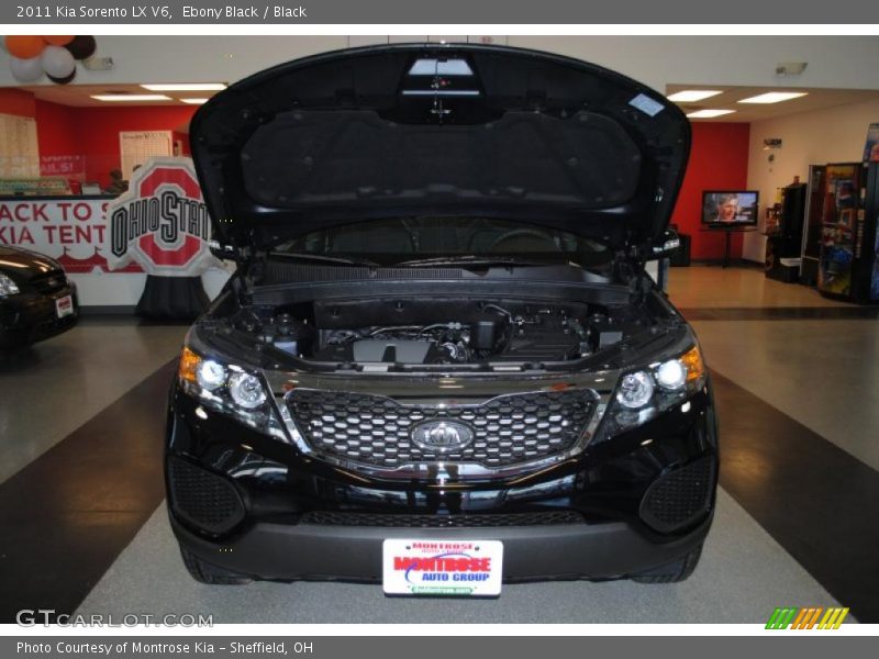 Ebony Black / Black 2011 Kia Sorento LX V6