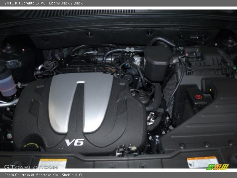 Ebony Black / Black 2011 Kia Sorento LX V6