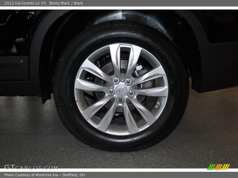 Ebony Black / Black 2011 Kia Sorento LX V6