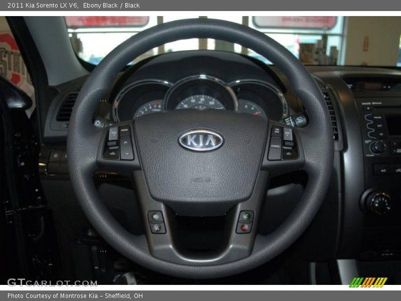 Ebony Black / Black 2011 Kia Sorento LX V6
