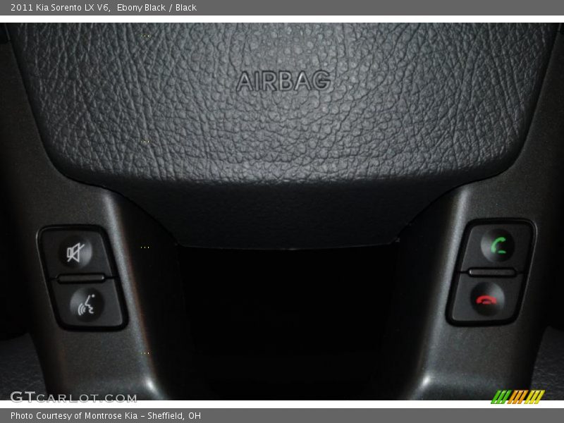 Ebony Black / Black 2011 Kia Sorento LX V6