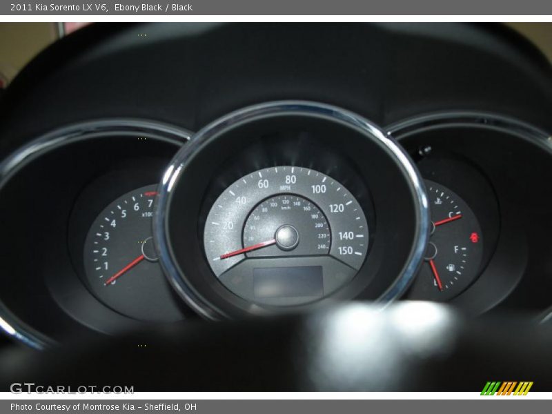Ebony Black / Black 2011 Kia Sorento LX V6