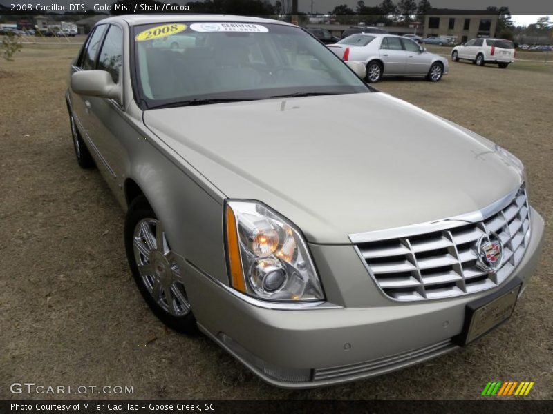 Gold Mist / Shale/Cocoa 2008 Cadillac DTS