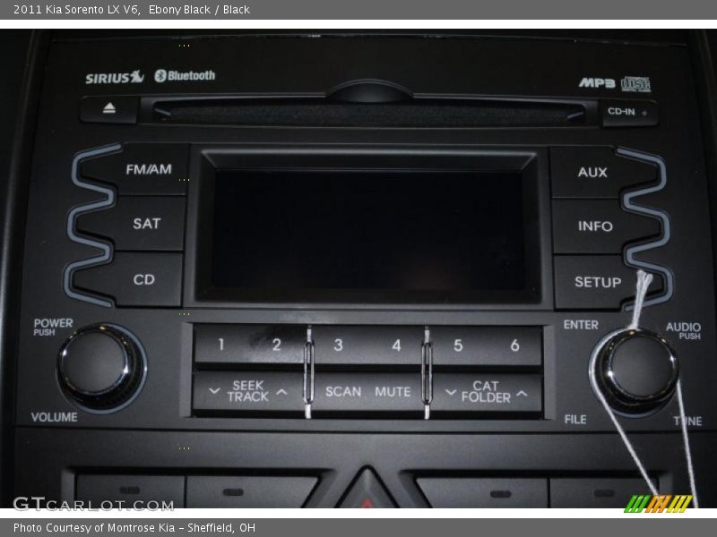 Ebony Black / Black 2011 Kia Sorento LX V6