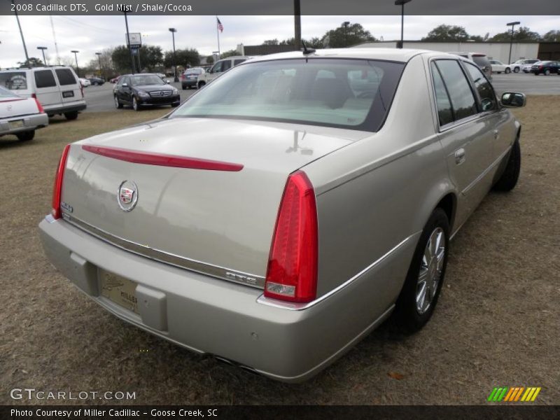 Gold Mist / Shale/Cocoa 2008 Cadillac DTS