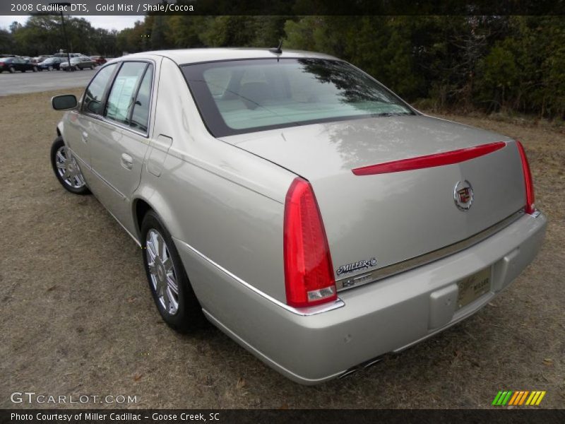 Gold Mist / Shale/Cocoa 2008 Cadillac DTS