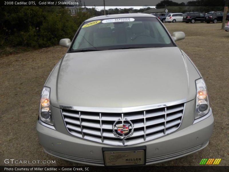 Gold Mist / Shale/Cocoa 2008 Cadillac DTS