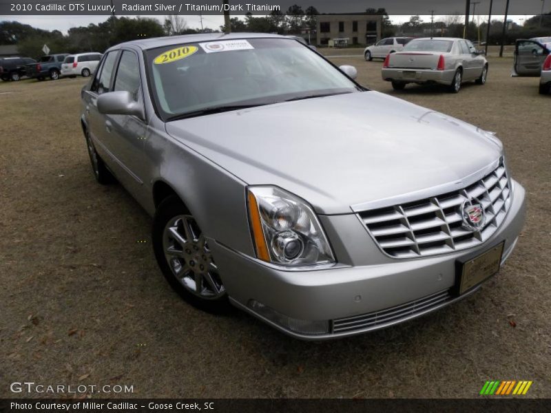 Radiant Silver / Titanium/Dark Titanium 2010 Cadillac DTS Luxury