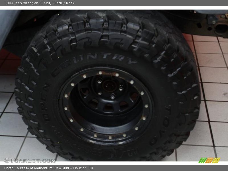Black / Khaki 2004 Jeep Wrangler SE 4x4