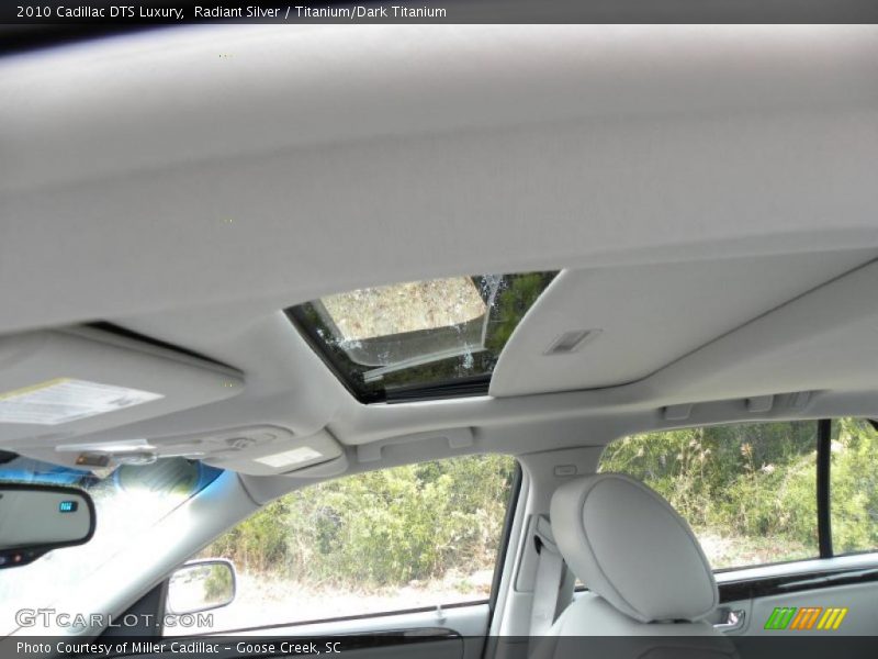 Radiant Silver / Titanium/Dark Titanium 2010 Cadillac DTS Luxury