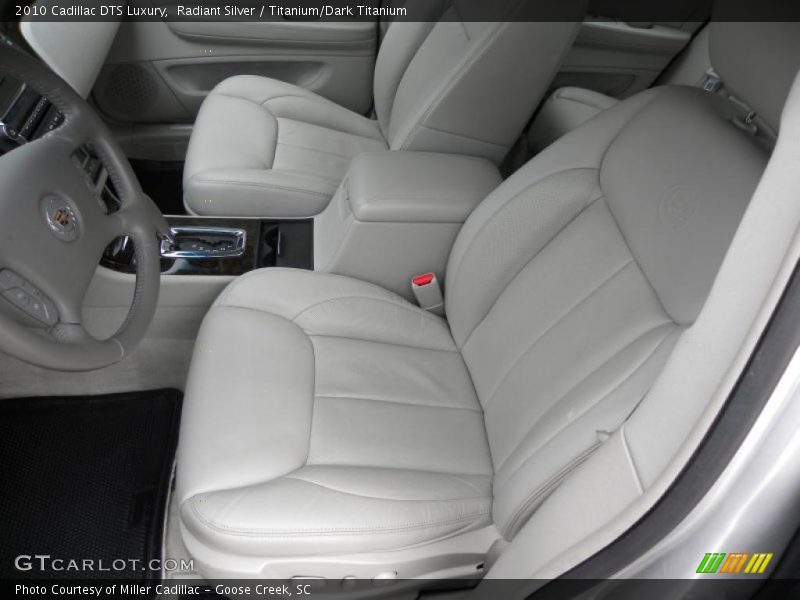 Radiant Silver / Titanium/Dark Titanium 2010 Cadillac DTS Luxury