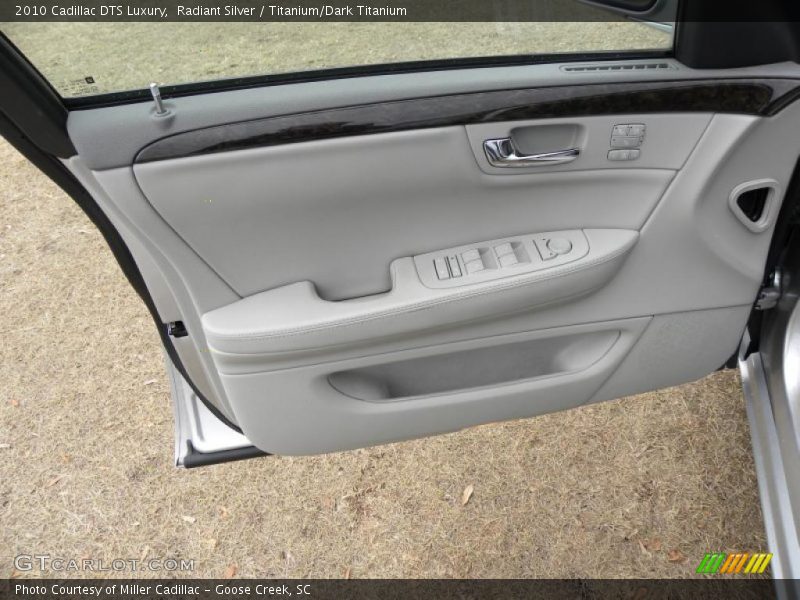 Radiant Silver / Titanium/Dark Titanium 2010 Cadillac DTS Luxury