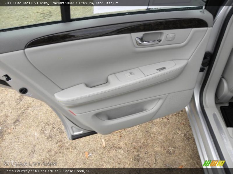 Radiant Silver / Titanium/Dark Titanium 2010 Cadillac DTS Luxury