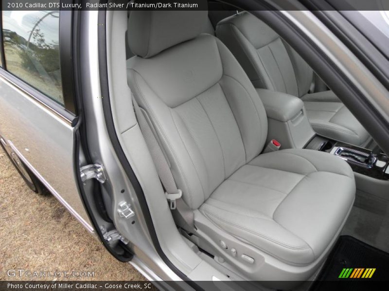 Radiant Silver / Titanium/Dark Titanium 2010 Cadillac DTS Luxury