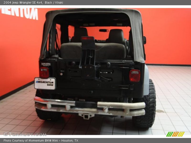 Black / Khaki 2004 Jeep Wrangler SE 4x4