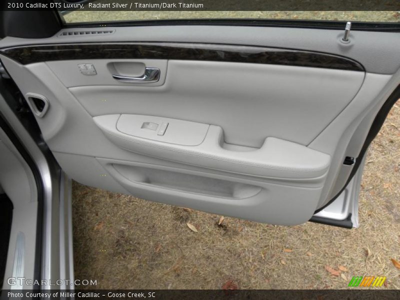 Radiant Silver / Titanium/Dark Titanium 2010 Cadillac DTS Luxury