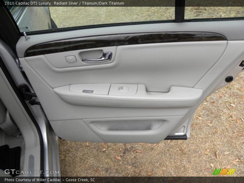 Radiant Silver / Titanium/Dark Titanium 2010 Cadillac DTS Luxury