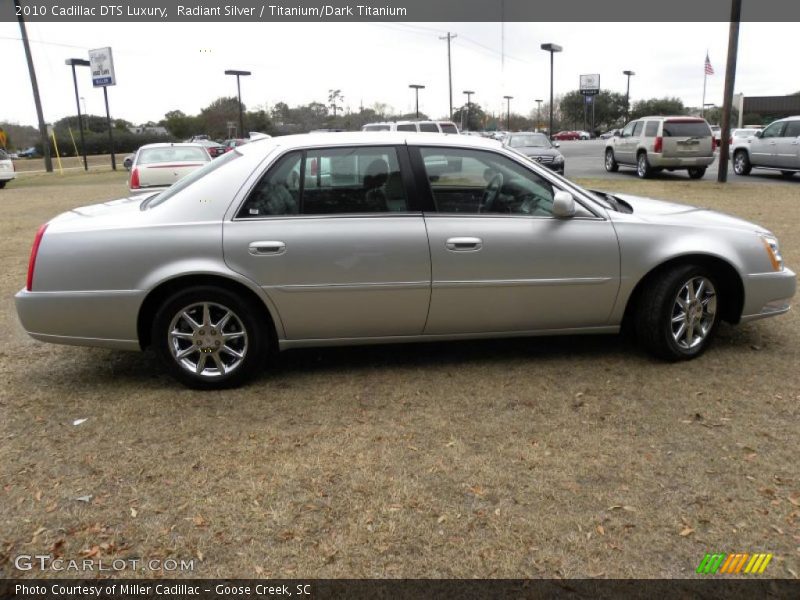 Radiant Silver / Titanium/Dark Titanium 2010 Cadillac DTS Luxury
