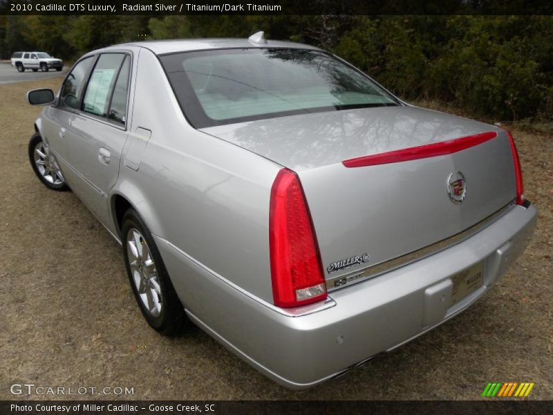 Radiant Silver / Titanium/Dark Titanium 2010 Cadillac DTS Luxury