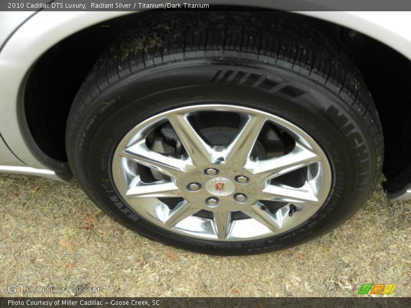 Radiant Silver / Titanium/Dark Titanium 2010 Cadillac DTS Luxury