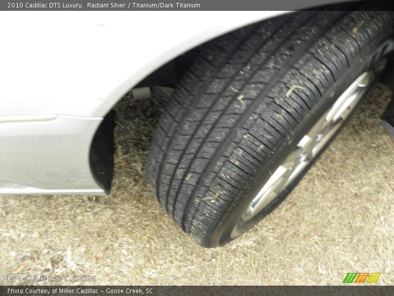 Radiant Silver / Titanium/Dark Titanium 2010 Cadillac DTS Luxury