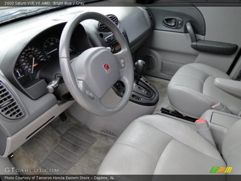 Bright Blue / Gray 2003 Saturn VUE V6 AWD