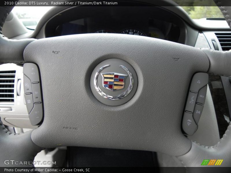 Radiant Silver / Titanium/Dark Titanium 2010 Cadillac DTS Luxury