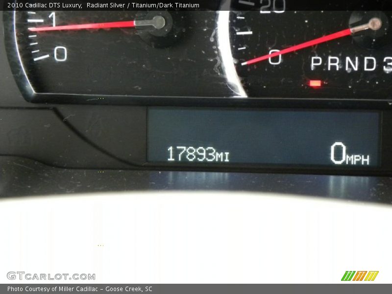 Radiant Silver / Titanium/Dark Titanium 2010 Cadillac DTS Luxury