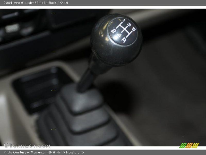  2004 Wrangler SE 4x4 5 Speed Manual Shifter