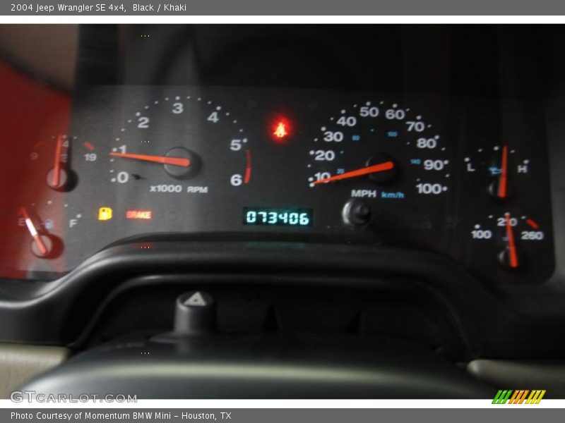 Black / Khaki 2004 Jeep Wrangler SE 4x4