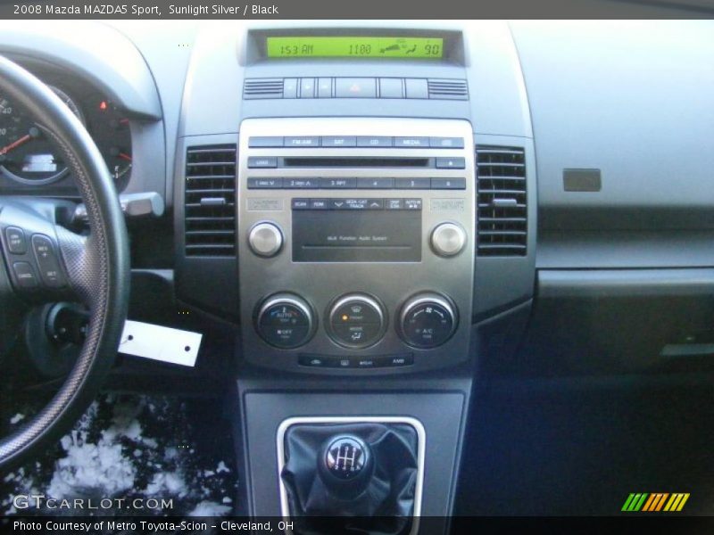 Sunlight Silver / Black 2008 Mazda MAZDA5 Sport