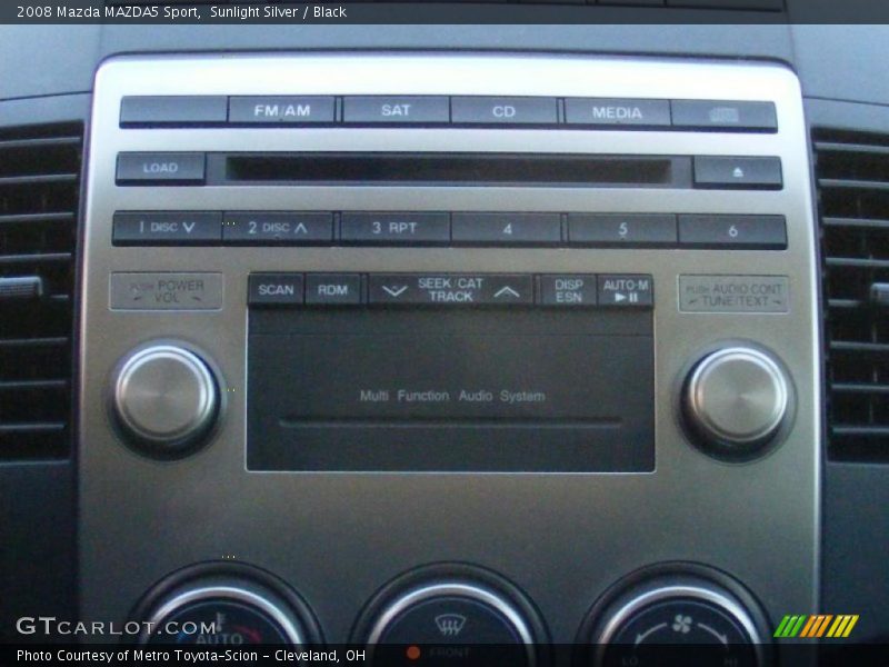 Sunlight Silver / Black 2008 Mazda MAZDA5 Sport