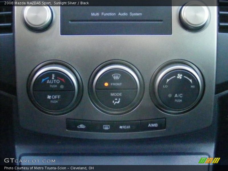 Sunlight Silver / Black 2008 Mazda MAZDA5 Sport
