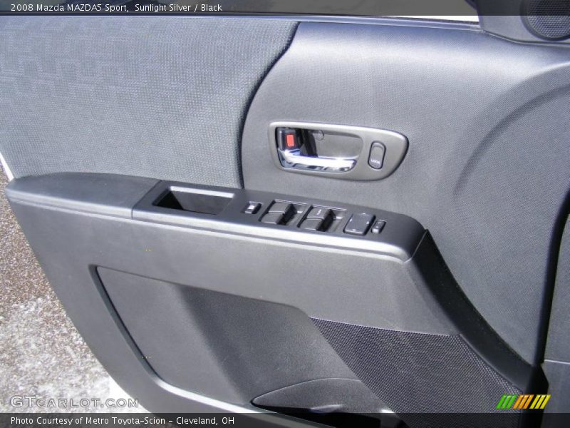 Sunlight Silver / Black 2008 Mazda MAZDA5 Sport