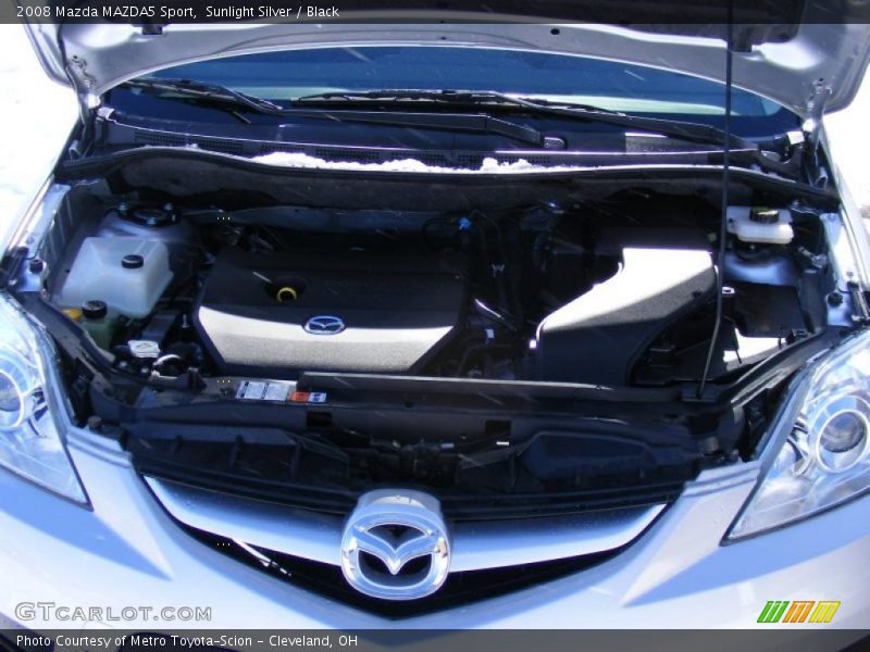 Sunlight Silver / Black 2008 Mazda MAZDA5 Sport