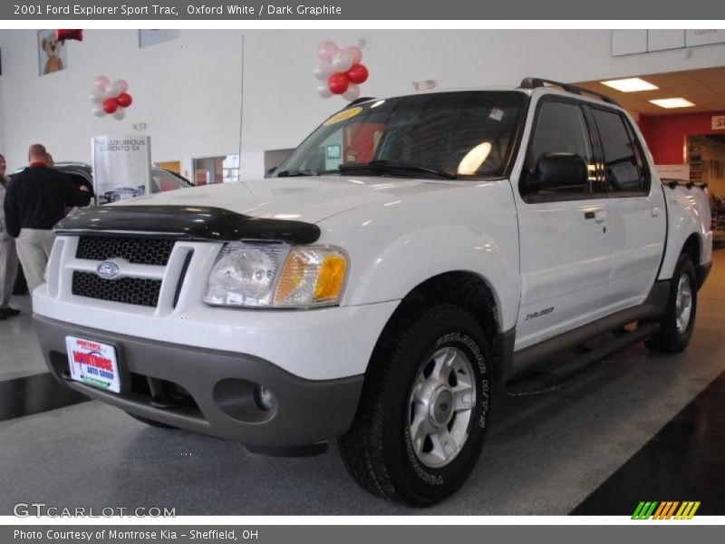 Oxford White / Dark Graphite 2001 Ford Explorer Sport Trac