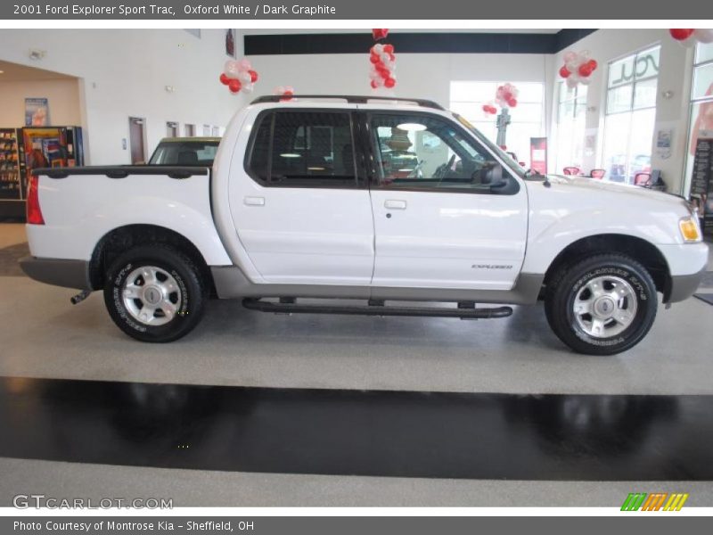 Oxford White / Dark Graphite 2001 Ford Explorer Sport Trac