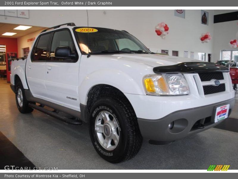 Oxford White / Dark Graphite 2001 Ford Explorer Sport Trac